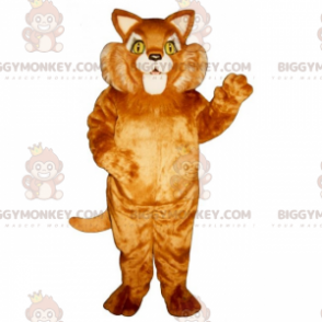 Fettbackige Katze BIGGYMONKEY™ Maskottchen-Kostüm -