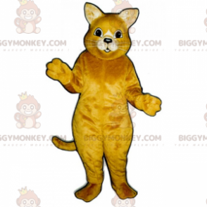 Costume da mascotte bianco Whiskers Cat BIGGYMONKEY™ -