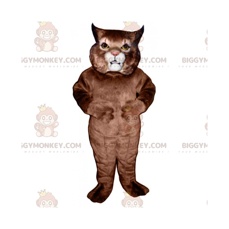 Costume de mascotte BIGGYMONKEY™ de chat aux oreilles pointus -