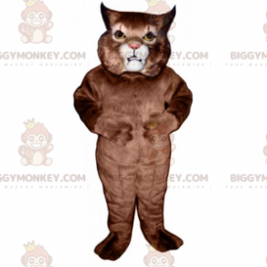 Spitzohrige Katze BIGGYMONKEY™ Maskottchenkostüm -