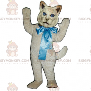 Disfraz de mascota Big Bow Cat BIGGYMONKEY™ - Biggymonkey.com