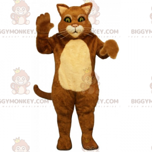 BIGGYMONKEY™ Two-Tone Long Whisker Cat Mascot Costume –