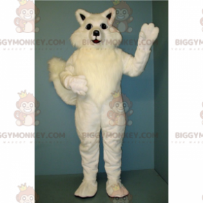 Traje de mascote de gato branco BIGGYMONKEY™ – Biggymonkey.com