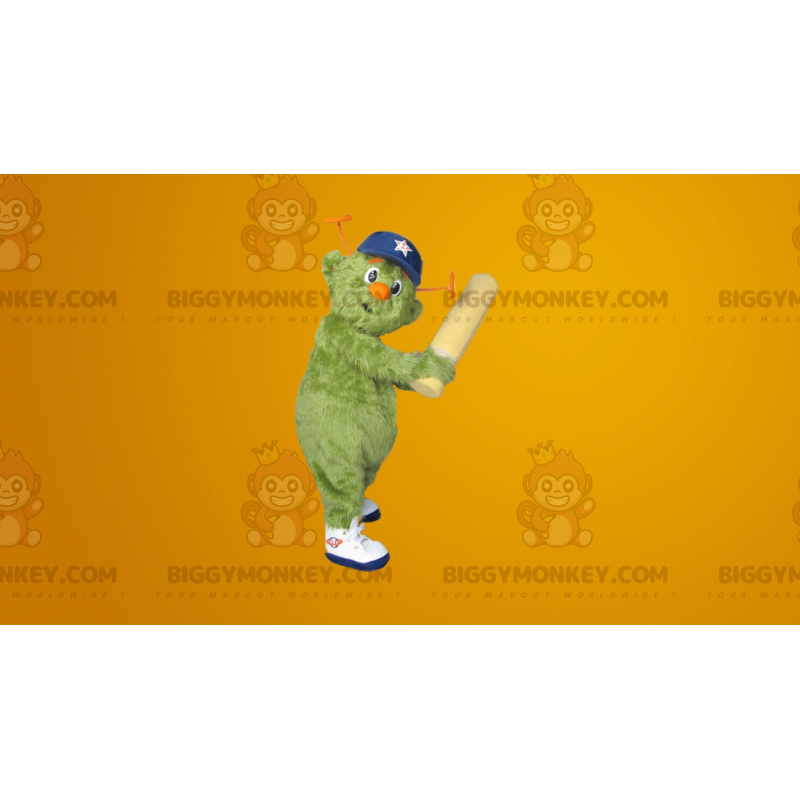 BIGGYMONKEY™ All Hairy Green Man maskotti puku - Biggymonkey.com