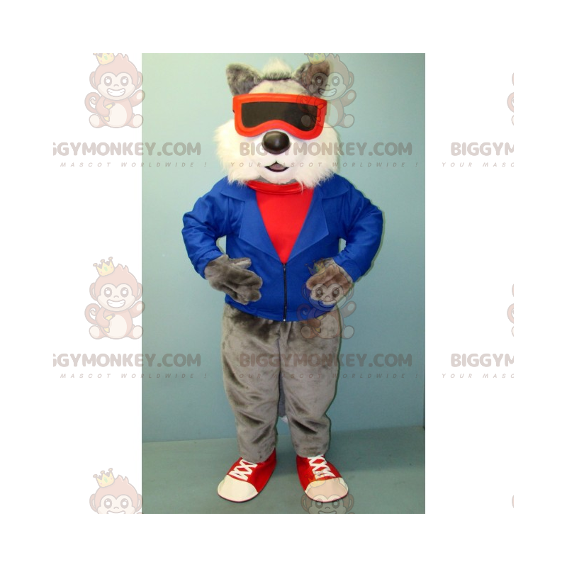 Cat BIGGYMONKEY™ Mascot Costume in Tracksuit and Sneakers –