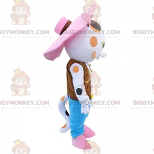 Cowboy Outfit Cat BIGGYMONKEY™ Mascot Costume - Biggymonkey.com