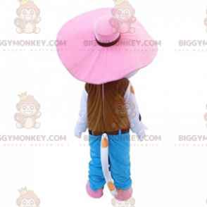 Cowboy Outfit Kat BIGGYMONKEY™ maskot kostume - Biggymonkey.com