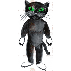 Schwarze Katze BIGGYMONKEY™ Maskottchen-Kostüm - Biggymonkey.com