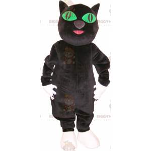 Costume de mascotte BIGGYMONKEY™ de chat noir - Biggymonkey.com