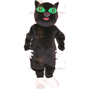 Costume de mascotte BIGGYMONKEY™ de chat noir - Biggymonkey.com