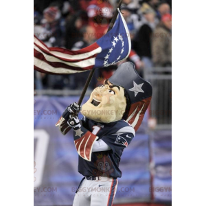 Costume de mascotte BIGGYMONKEY™ d'homme de patriote aux