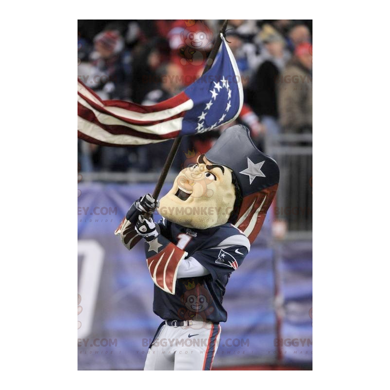 Disfraz de mascota Patriot Man Republican Colors BIGGYMONKEY™ -