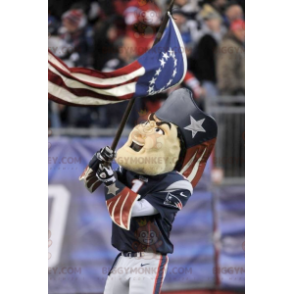 Patriot Man Republikeinse kleuren BIGGYMONKEY™ mascottekostuum