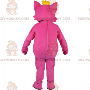 BIGGYMONKEY™ Fantasia de Gato Rosa com Estrela Mascote –