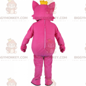 BIGGYMONKEY™ Pink kat med stjernemaskotkostume - Biggymonkey.com