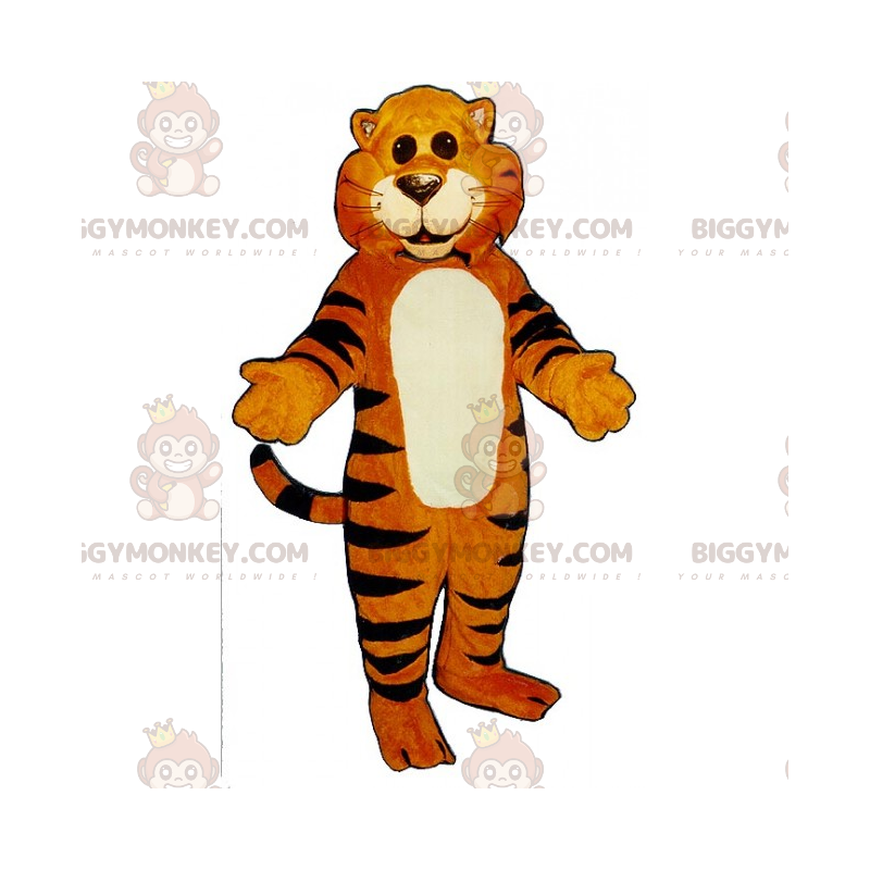 Costume de mascotte BIGGYMONKEY™ de chat tigre - Biggymonkey.com
