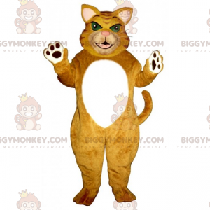 Grünäugige Tigerkatze BIGGYMONKEY™ Maskottchenkostüm -