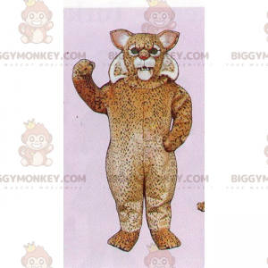 Pehmeäkarvainen gepardi BIGGYMONKEY™ maskottiasu -