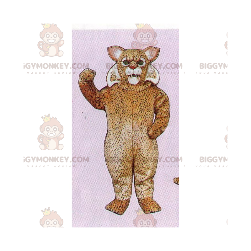 Traje de mascote de chita de pelo macio BIGGYMONKEY™ –