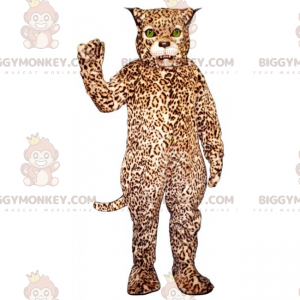 Costume de mascotte BIGGYMONKEY™ de cheetah aux yeux verts -