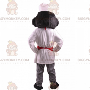 Disfraz de mascota Chef BIGGYMONKEY™ con bigote grande -