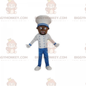 Lachende chef-kok BIGGYMONKEY™ mascottekostuum - Biggymonkey.com