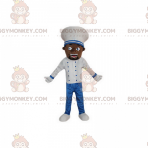 Costume da mascotte da chef sorridente BIGGYMONKEY™ -