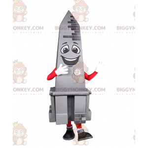 Disfraz de mascota Obelisco sonriente BIGGYMONKEY™ -
