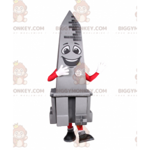 Disfraz de mascota Obelisco sonriente BIGGYMONKEY™ -