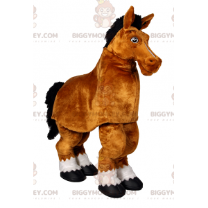Costume de mascotte BIGGYMONKEY™ de cheval - Biggymonkey.com