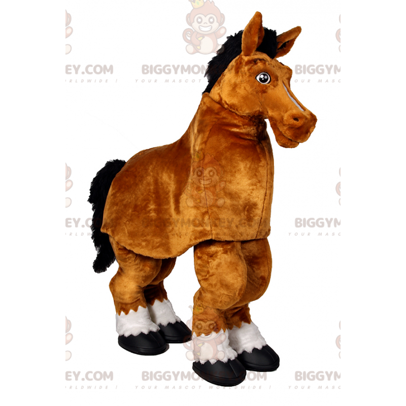 Costume de mascotte BIGGYMONKEY™ de cheval - Biggymonkey.com