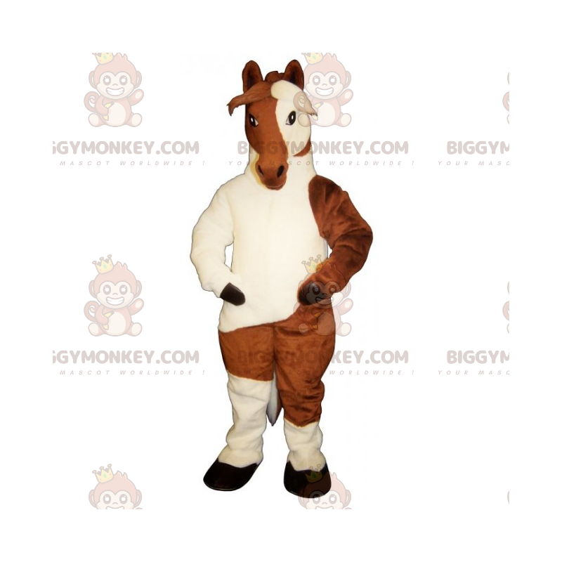 Bicolor Horse BIGGYMONKEY™ maskotkostume - Biggymonkey.com