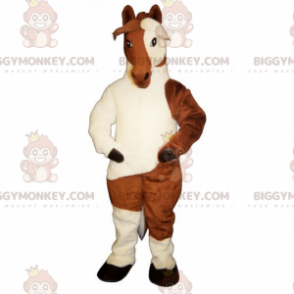 Bicolor Horse BIGGYMONKEY™ maskotkostume - Biggymonkey.com