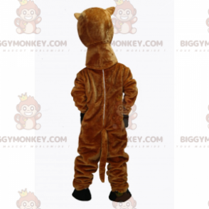 Costume de mascotte BIGGYMONKEY™ de cheval marron -