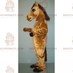 Costume da mascotte BIGGYMONKEY™ cavallo marrone chiaro -