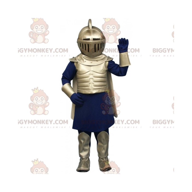 Costume de mascotte BIGGYMONKEY™ de chevalier médiéval -