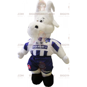 BIGGYMONKEY™ Costume da mascotte da capra da calcio -