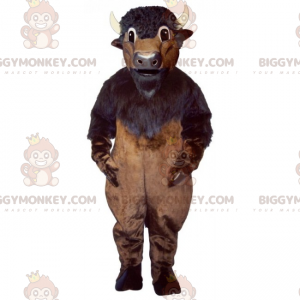 Brown Buffalo BIGGYMONKEY™ Maskottchen-Kostüm - Biggymonkey.com