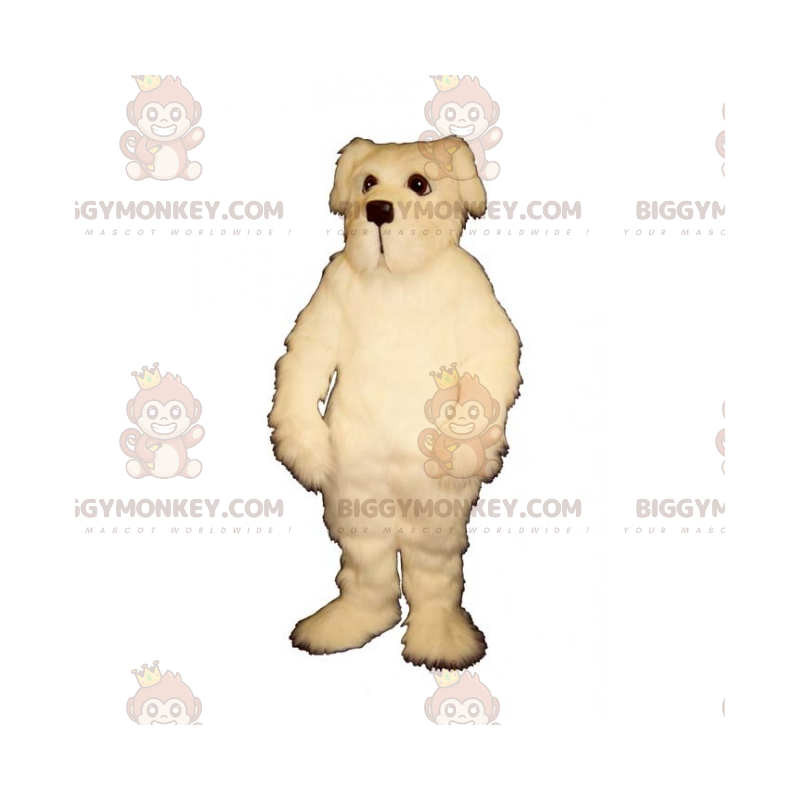 Costume da mascotte cane BIGGYMONKEY™ - Bichon Maltese -