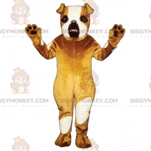 Traje de mascote de cachorro BIGGYMONKEY™ - Bulldog Inglês –