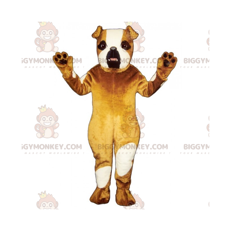 Traje de mascote de cachorro BIGGYMONKEY™ - Bulldog Inglês –