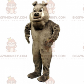 Hund BIGGYMONKEY™ maskotdräkt - grå engelsk bulldogg -