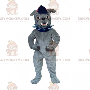 Kostým maskota psa BIGGYMONKEY™ - Buldok s čepicí –
