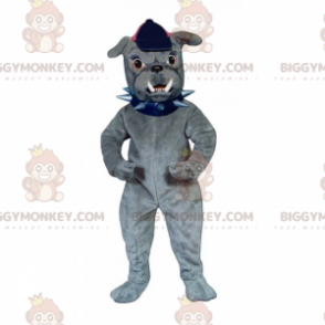 Hunde BIGGYMONKEY™ maskotkostume - Bulldog med kasket -