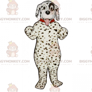 Costume da mascotte cane BIGGYMONKEY™ - Dalmata con collare -