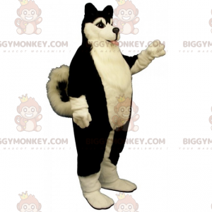 Traje de mascote para cachorro BIGGYMONKEY™ - Husky Preto –
