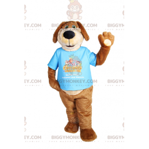 BIGGYMONKEY™ Mascottekostuum met lange oren hond T-shirt -