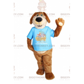 BIGGYMONKEY™ Mascottekostuum met lange oren hond T-shirt -