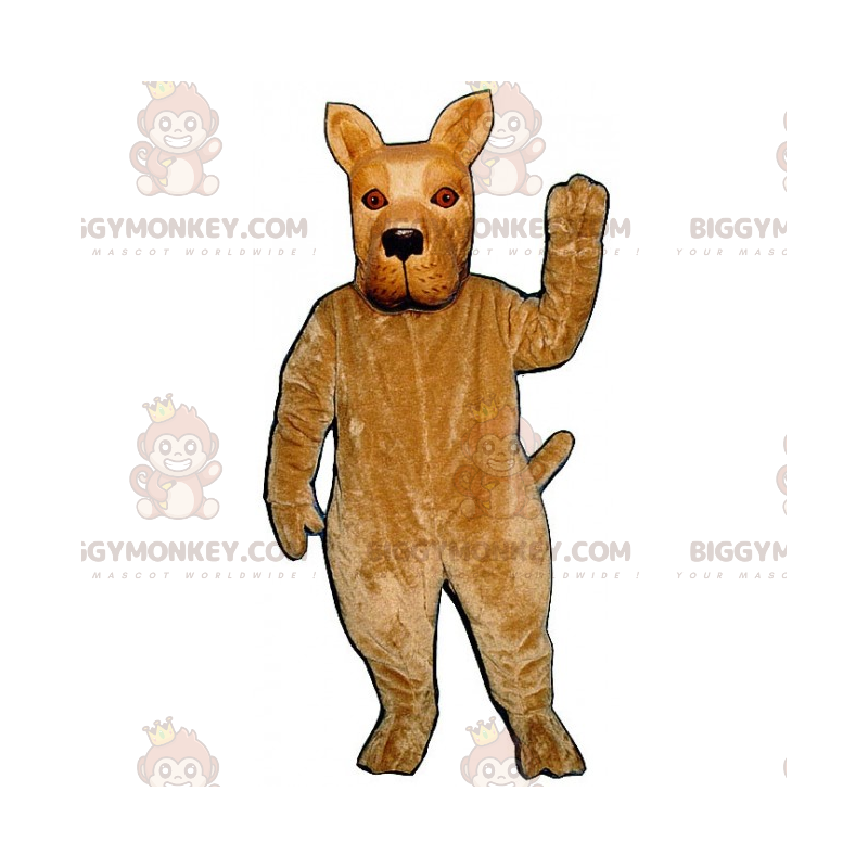 Costume de mascotte BIGGYMONKEY™ de chien aux oreilles pointues