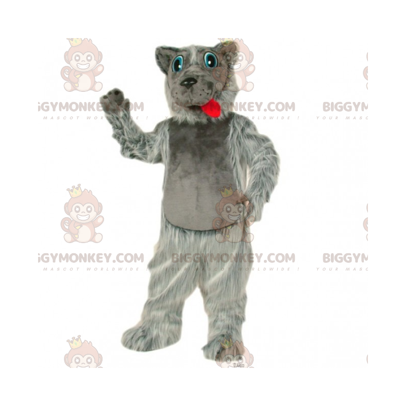 Costume da mascotte BIGGYMONKEY™ cane dagli occhi blu -